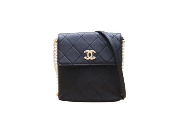 【二手】CHANEL 珍珠鏈條小流浪包 YY1492