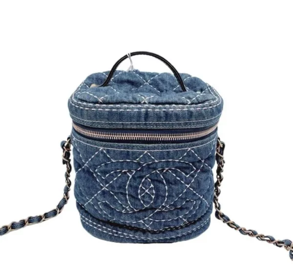 【中古】CHANEL 牛仔之旅化妝箱 YY1716