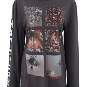 【意大利】CHARLES JEFFREY LOVERBOY 圖案印花長袖T恤 S