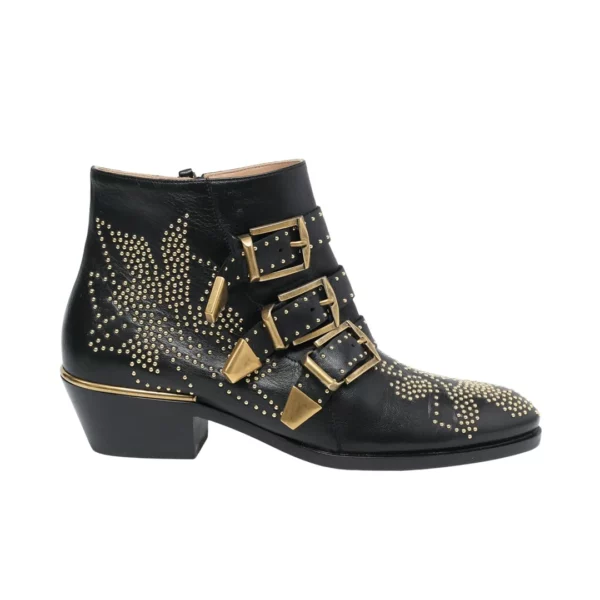 【全新】CHLOE 鉚釘踝靴 36 S3680