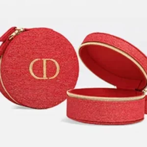 【全新】CHRISTIAN DIOR BEAUTE 圓型收納包 E23157