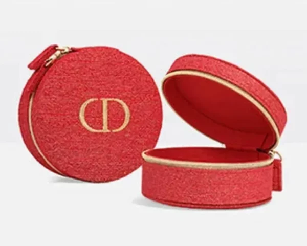 【全新】CHRISTIAN DIOR BEAUTE 圓型收納包 E23157