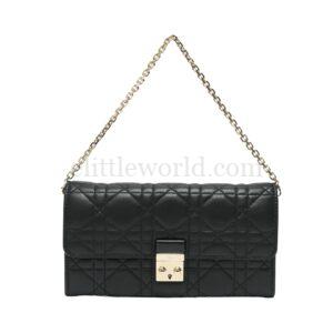 【未使用品】CHRISTIAN DIOR CANNAGE 鏈條錢包 E20550
