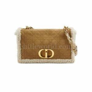 【二手】CHRISTIAN DIOR CARO 大號羊毛皮包 VV2274