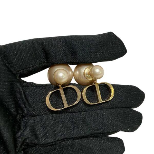 【二手】CHRISTIAN DIOR CD 珍珠耳環 PD2097
