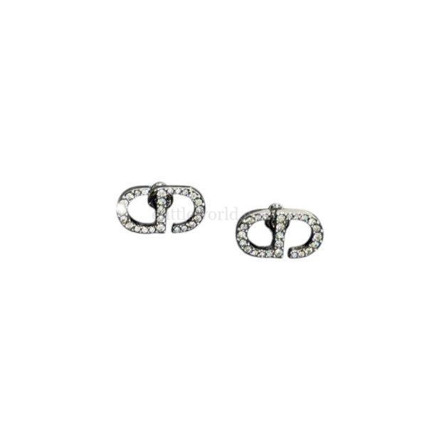 【二手】CHRISTIAN DIOR CD 水鑽耳環 PD2098