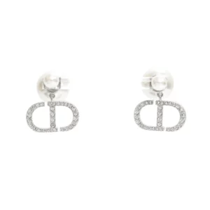 【二手】CHRISTIAN DIOR CD TRIBALES 珍珠耳環 E18612