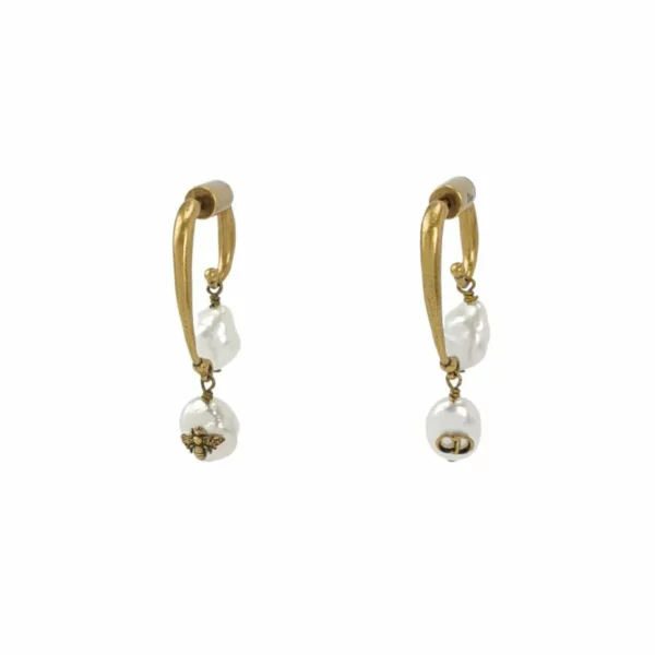 【二手】CHRISTIAN DIOR CD 蜜蜂耳環 VV2529