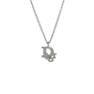【中古】CHRISTIAN DIOR DIOR 字母項鏈 PD1741