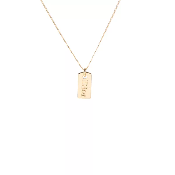 【中古】CHRISTIAN DIOR DIOR 字母項鏈 YY1228