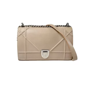 【二手】CHRISTIAN DIOR DIORAMA 卡其色手袋 PD2043