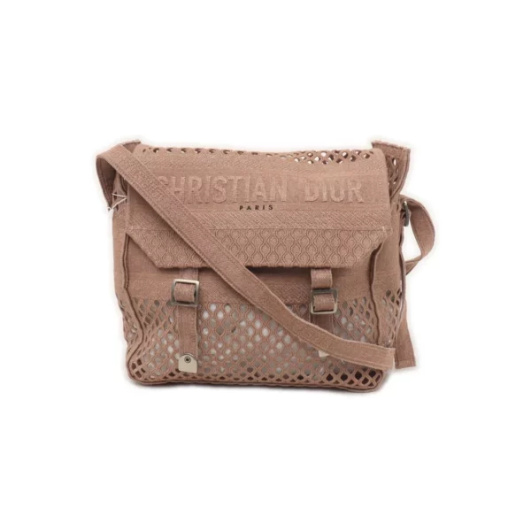 【二手】 CHRISTIAN DIOR DIORCAMP 信差袋 豆沙色 PD1028