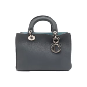 【二手】CHRISTIAN DIOR DIORISSIMO 灰色手提袋 PD1418