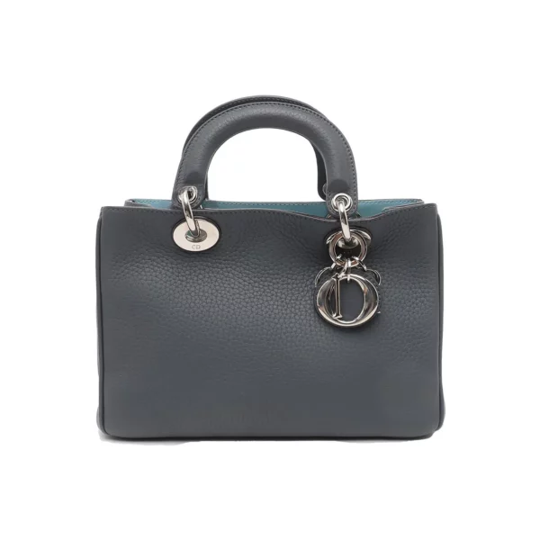【二手】CHRISTIAN DIOR DIORISSIMO 灰色手提袋 PD1418