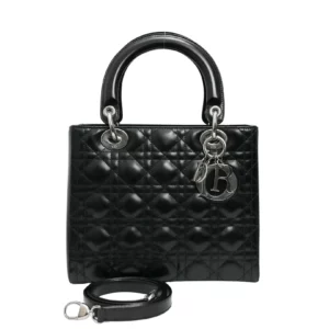 【二手】CHRISTIAN DIOR LADY DIOR 中號手袋 E21468