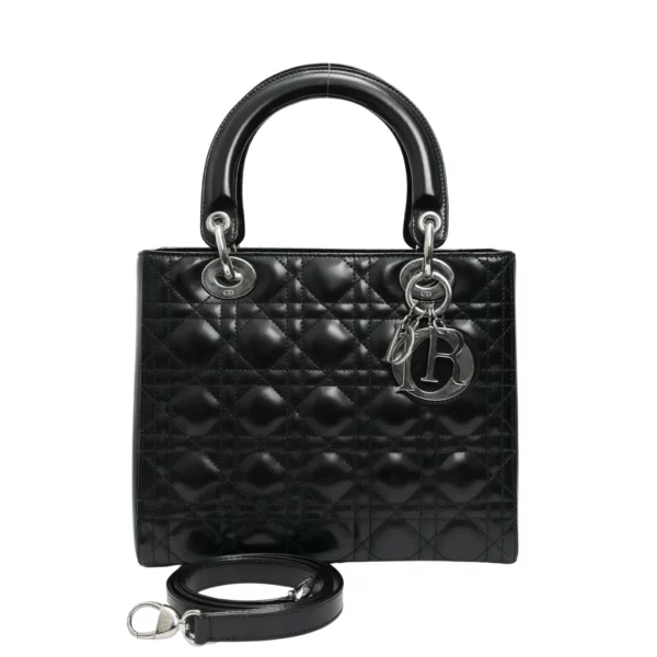 【二手】CHRISTIAN DIOR LADY DIOR 中號手袋 E21468