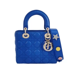 【二手】CHRISTIAN DIOR LADY DIOR 藍色手袋 PD1101