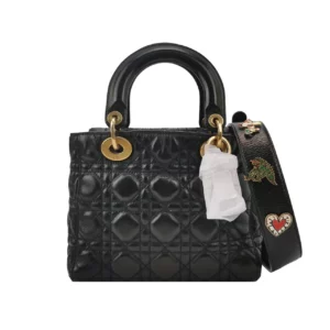 【二手】CHRISTIAN DIOR LADY DIOR 黑色手袋 PD1102