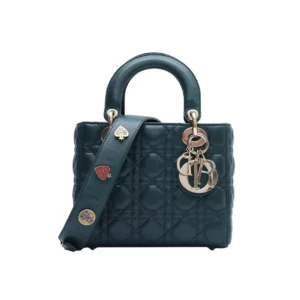【二手】CHRISTIAN DIOR LADY DIOR 墨綠色手袋 PD1250