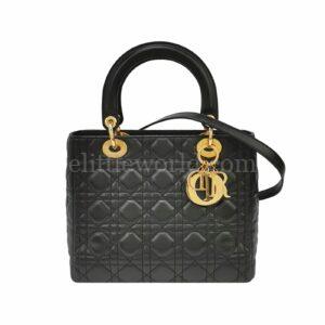 【二手】CHRISTIAN DIOR LADY DIOR 中號手袋 VV2263