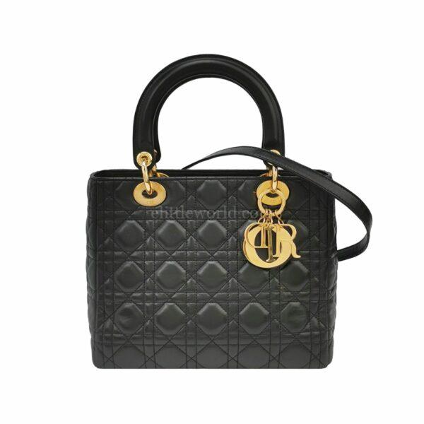 【二手】CHRISTIAN DIOR LADY DIOR 中號手袋 VV2263