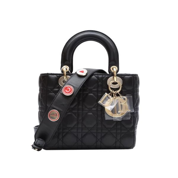 【二手】CHRISTIAN DIOR LADY DIOR 小號手提袋 YY1097