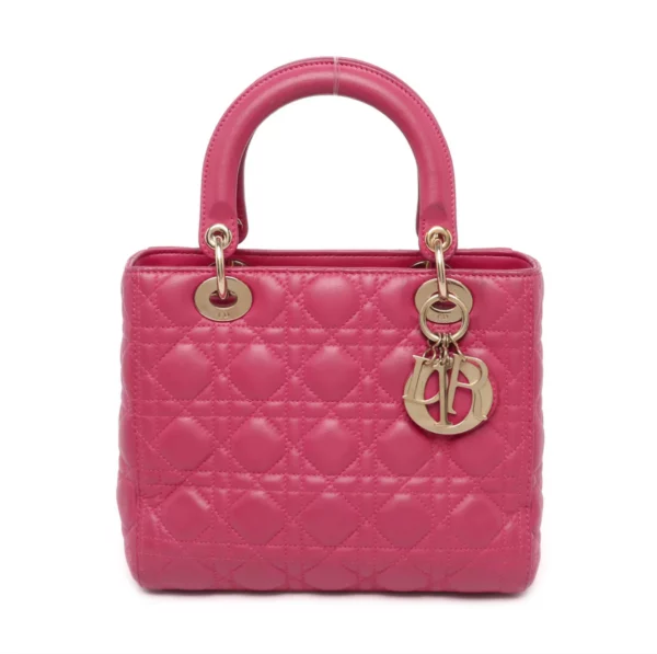 【二手】CHRISTIAN DIOR LADY DIOR 中號手袋 YY1584