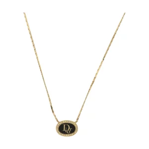 【二手】CHRISTIAN DIOR LOGO 水晶項鍊 RR1225