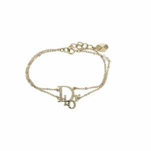 【二手】CHRISTIAN DIOR OBLIQUE LOGO 水晶手鍊 VV2045