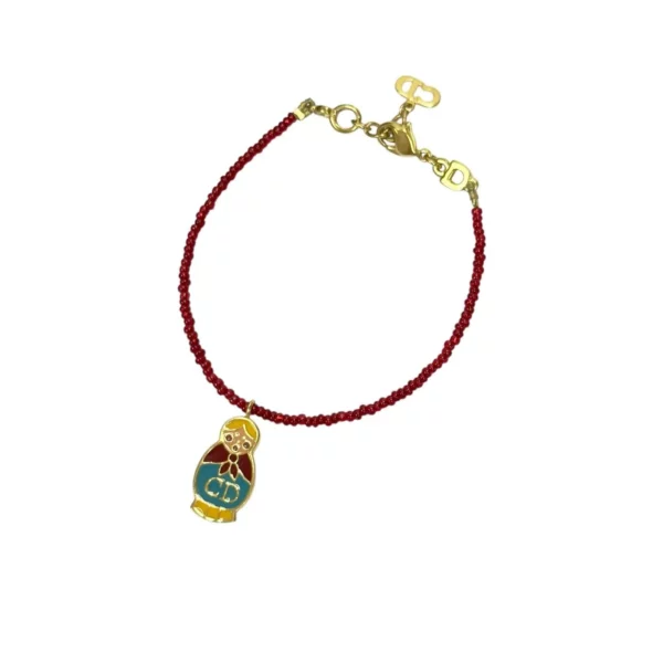 【二手】CHRISTIAN DIOR 俄羅斯嬈娃 串珠手鏈 PD1670