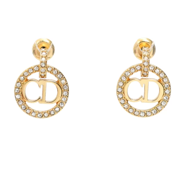 【二手】CHRISTIAN DIOR PETIT CD 耳環 E21038
