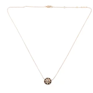 【二手】CHRISTIAN DIOR ROSE DES VENTS MEDALLION 頸鏈 VV1876