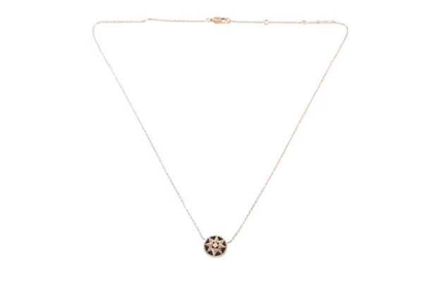 【二手】CHRISTIAN DIOR ROSE DES VENTS MEDALLION 頸鏈 VV1876