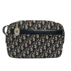 【中古】CHRISTIAN DIOR TROTTER 帆布單肩包 E22074