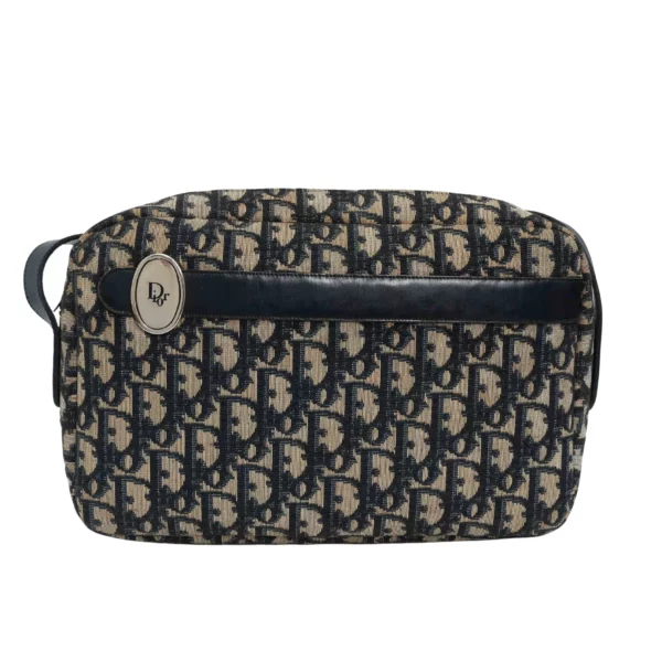 【中古】CHRISTIAN DIOR TROTTER 帆布單肩包 E22074