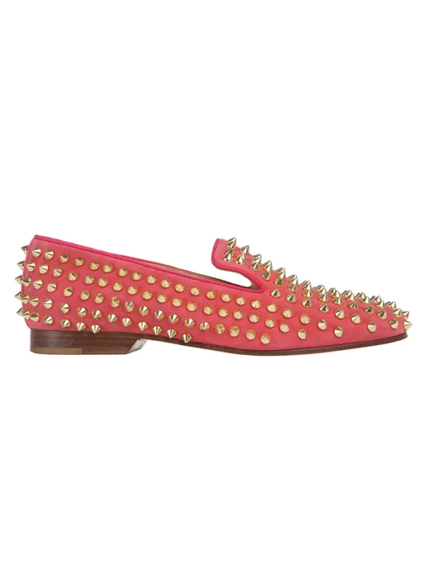 【二手】CHRISTIAN LOUBOUTIN 鉚釘飾樂福鞋 36.5