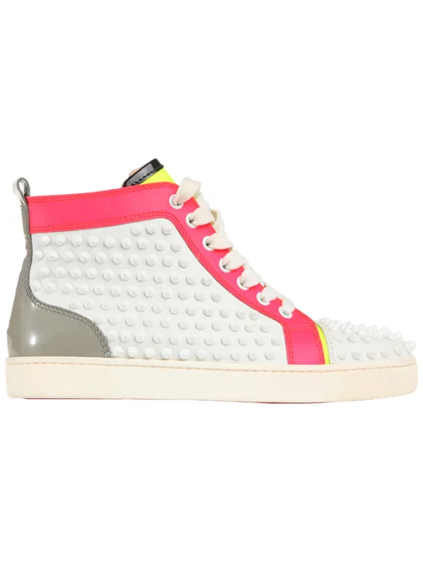 【二手】CHRISTIAN LOUBOUTIN 鉚釘高幫運動鞋 37.5