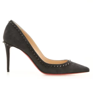【意大利】CHRISTIAN LOUBOUTIN ANJALINA 85 鉚釘高跟鞋 35.5