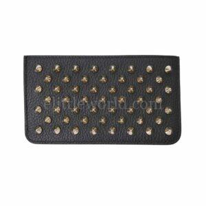 【未使用品】CHRISTIAN LOUBOUTIN 鉚釘卡包 S3361