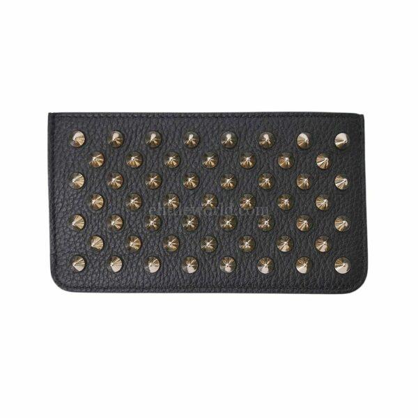 【未使用品】CHRISTIAN LOUBOUTIN 鉚釘卡包 S3361
