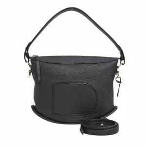 【二手】DELVAUX PIN SWING 皮革水桶包 E22331