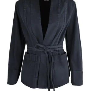 【二手】DIOR 系帶牛仔夾克 36