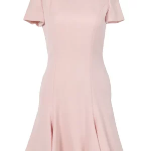【二手】DIOR 純色褶飾連衣裙 38