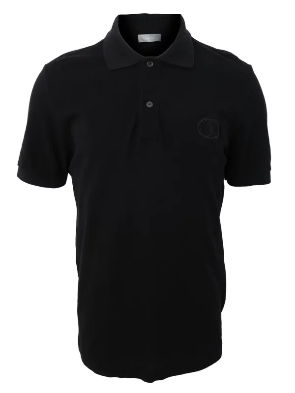 【二手】DIOR HOMME CD ICON 刺繡POLO衫 M