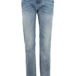 【二手】DOLCE & GABBANA 仿舊磨損修身牛仔褲 44