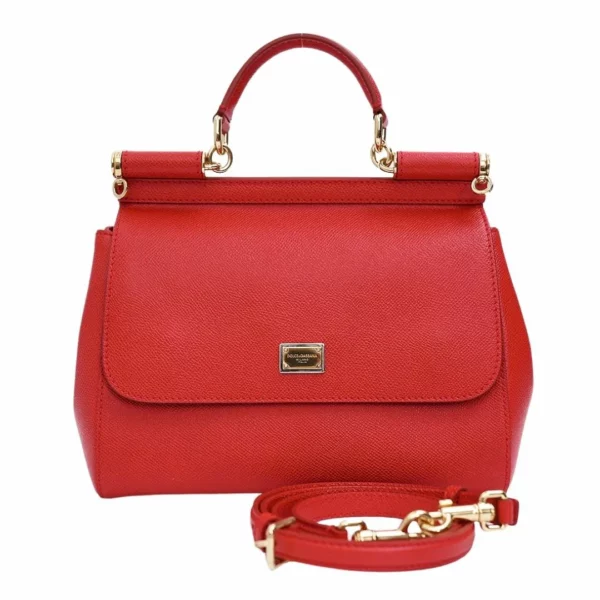 【未使用品】DOLCE & GABBANA SICILY 大號手袋 E18123