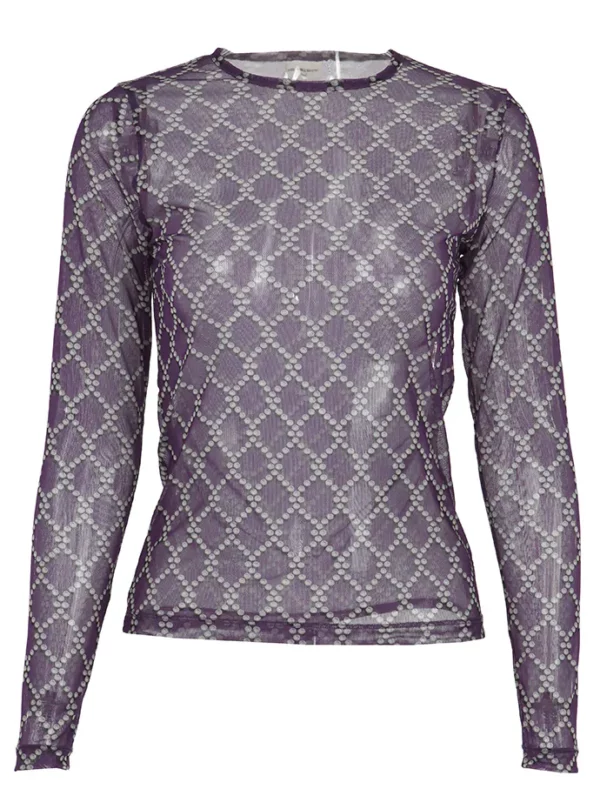 【二手】DRIES VAN NOTEN 印花半透明上衣 S