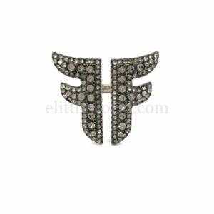 【二手】FENDI 水晶戒指 14