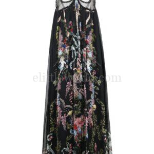 【二手】FENDI 花卉印花真絲裙 38