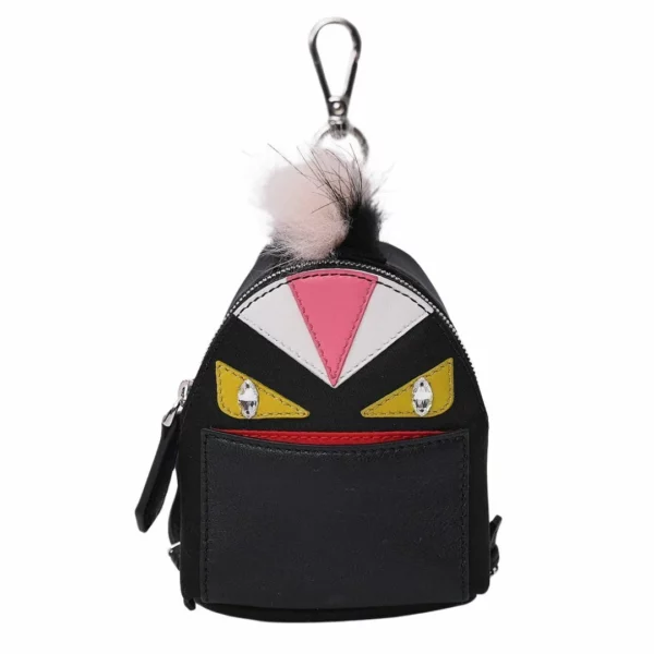 【二手】FENDI 怪獸背包掛飾 E18125